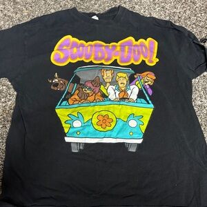 Source Unknown Black Scooby-Doo Graphic Tee